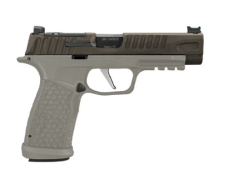 Sig Sauer P365 Fuse 4.3" 9MM (1)17rd/(2) 21rd OR Pistol, 2 Tone Bronze/Tan - 365XF-9-BFO-2TT