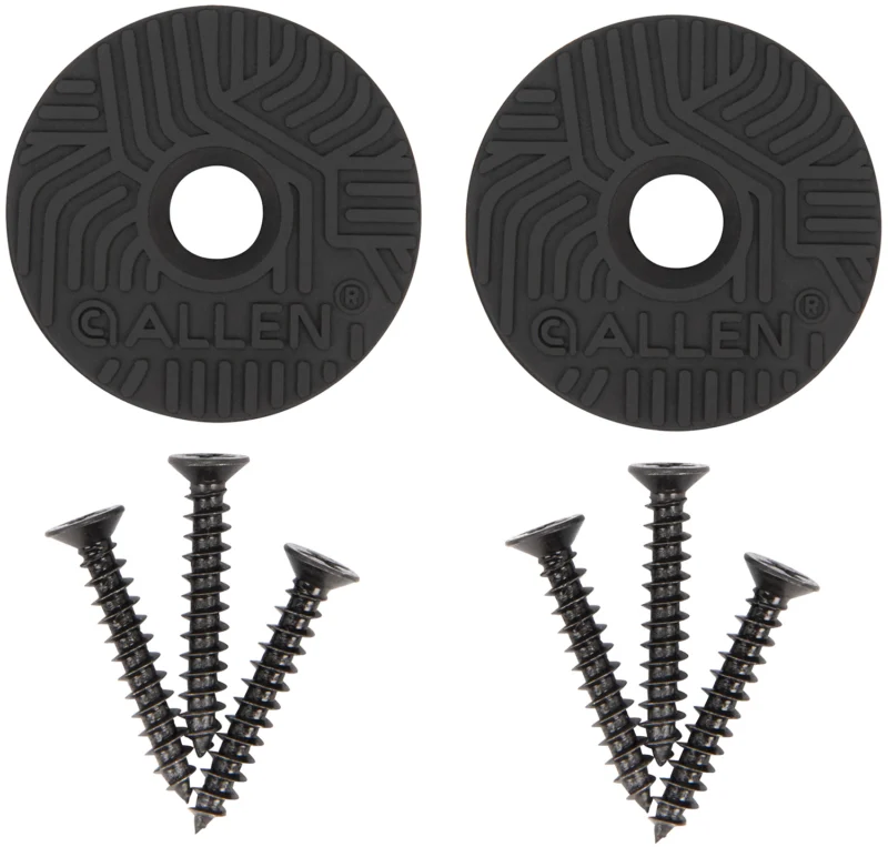 Allen 5649 Disc Gun Tool Magnet Set Black Metal Screw On 2 pk