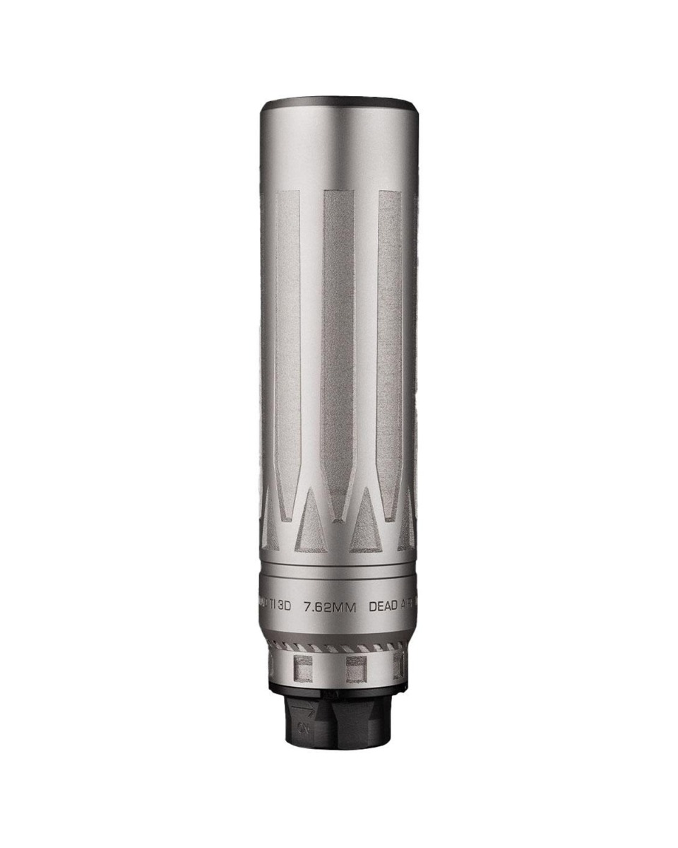 Dead Air Nomad Ti XC Direct Thread Rifle Suppressor - Silver