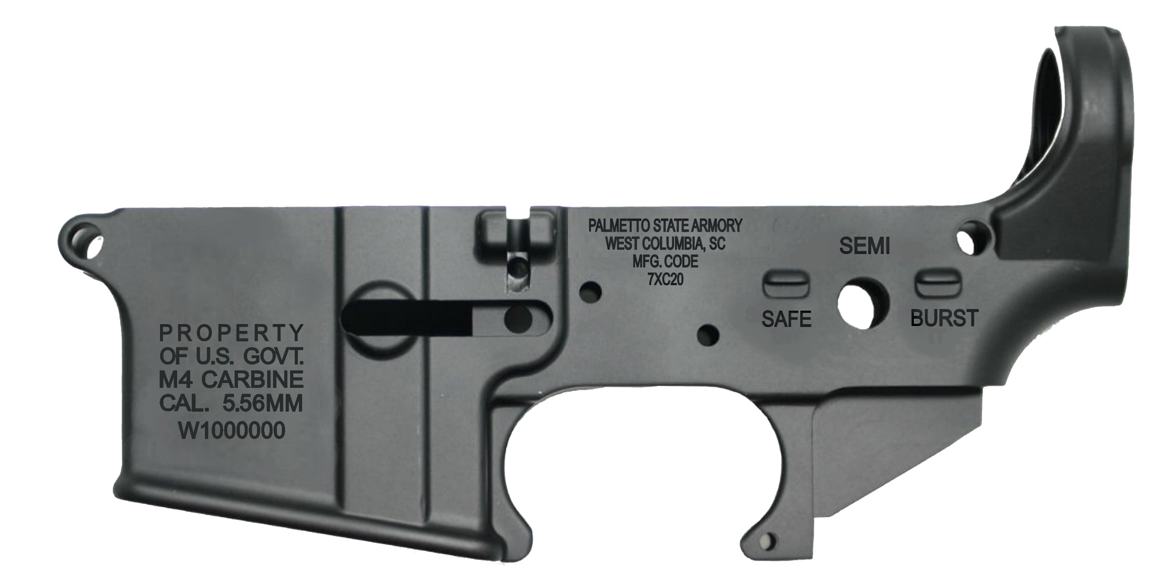 PSA AR-15 "M4 CARBINE" Stripped Lower Receiver