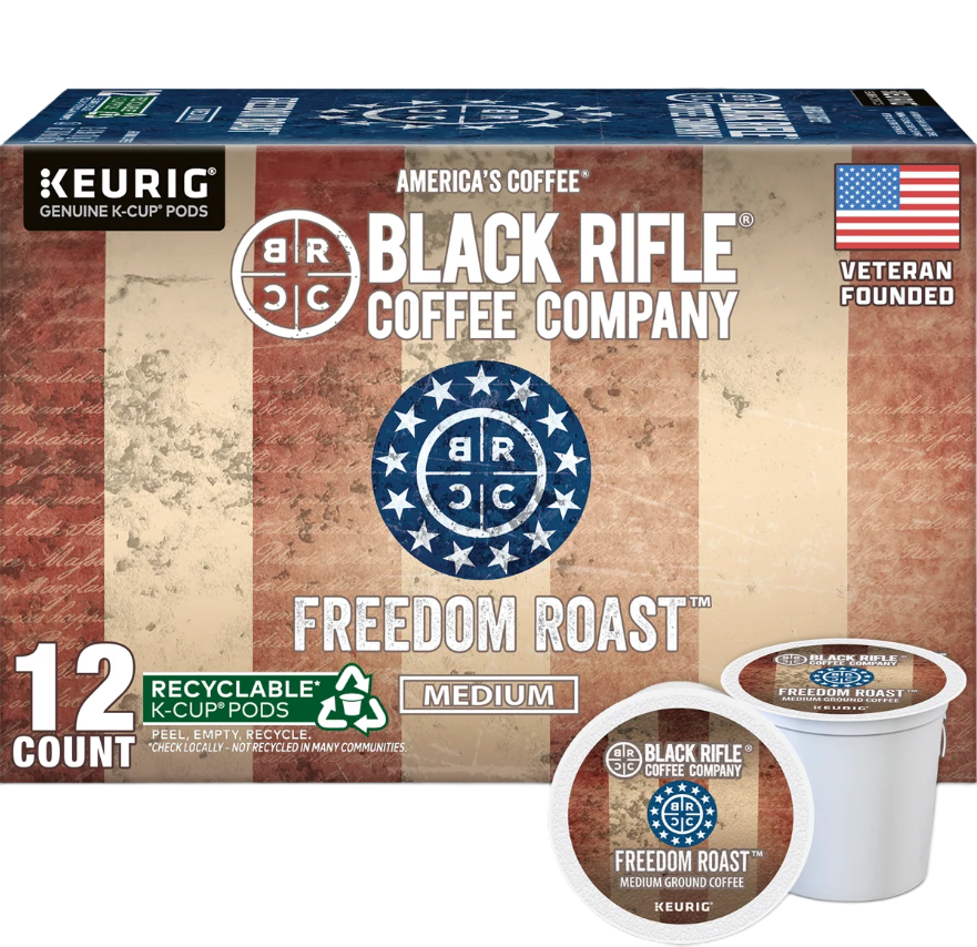 BRCC Freedom Roast Blend Coffee 12pk Rounds
