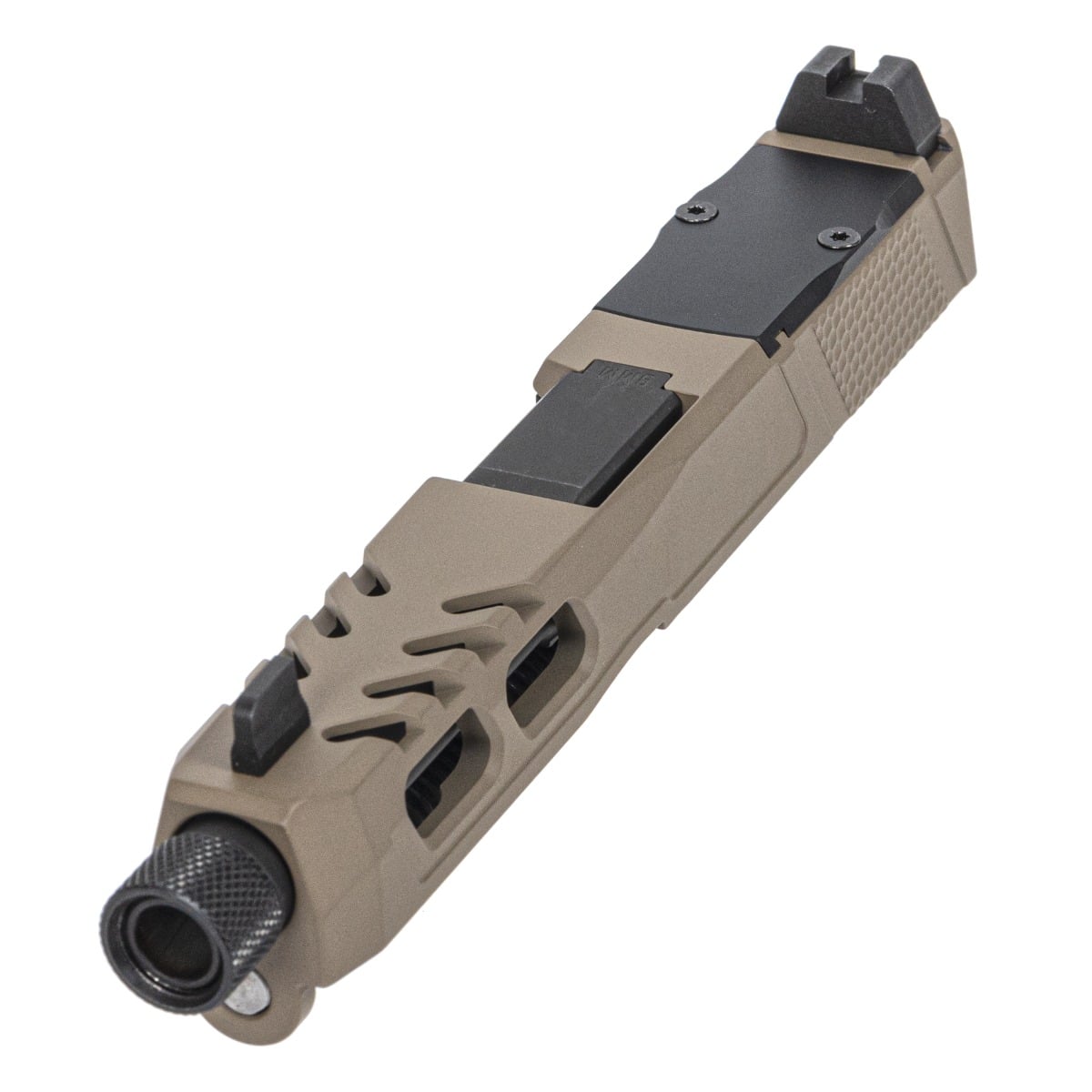 PSA Dagger Complete SW6 RMR Slide Assembly With Threaded Barrel, Flat Dark Earth