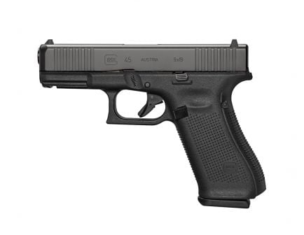 Glock G45/MOS 9mm Pistol, Black - PA455S203MOS