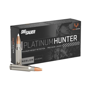 Sig-Sauer Sig Sauer Platinum Hunter Accubond Rifle Ammunition .243 Win 90gr PT 3200 fps 20/ct