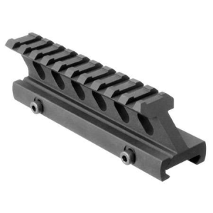 Aim Sports MT012H Riser Mount  AR-Platform 1 High Profile Black Hardcoat Anodized 5 Long