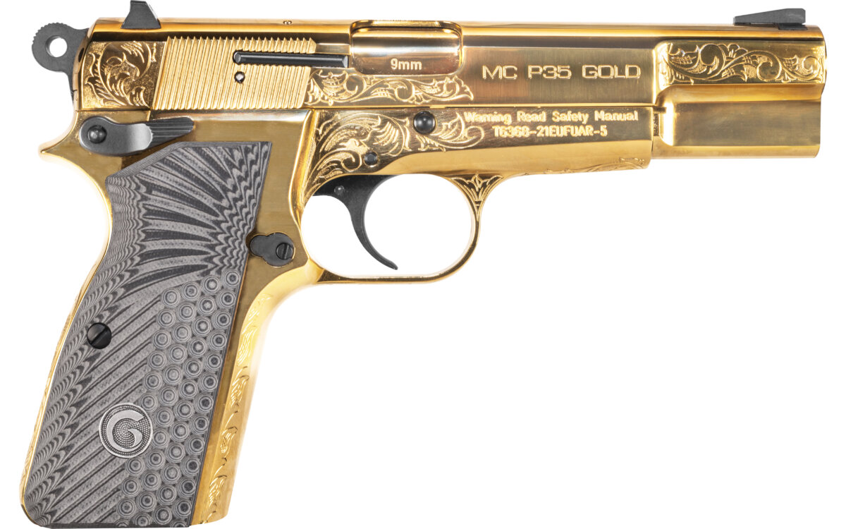EAA/Girsan EAA GIR GHP 9MM GLD ENGD 15RD
