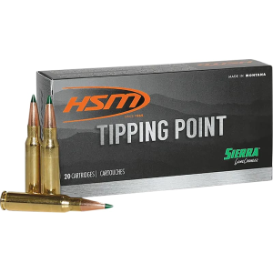 Hunting Shack HSM Tipping Point 2 7mm Rem 162gr Hornady SST 20/Box Brass