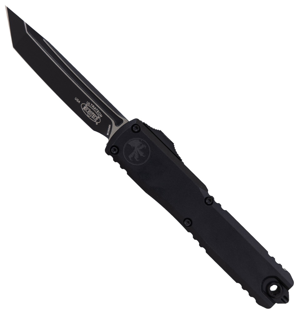 Microtech Ultratech Gen III ZBP OTF Tanto Knife, Black - 1123-1T