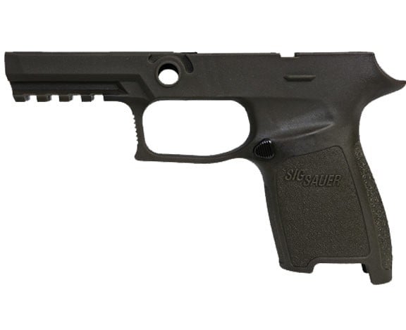 Sig Sauer P320 Compact 9mm / .40 Auto / .357 SIG Large Grip Module, Black - GRIPMODC943LGBLK