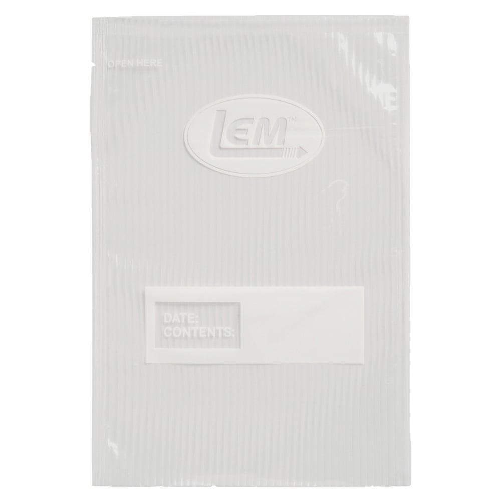 LEM MaxVac 16" x 11" Gallon Vacuum Bag, Pack of 100