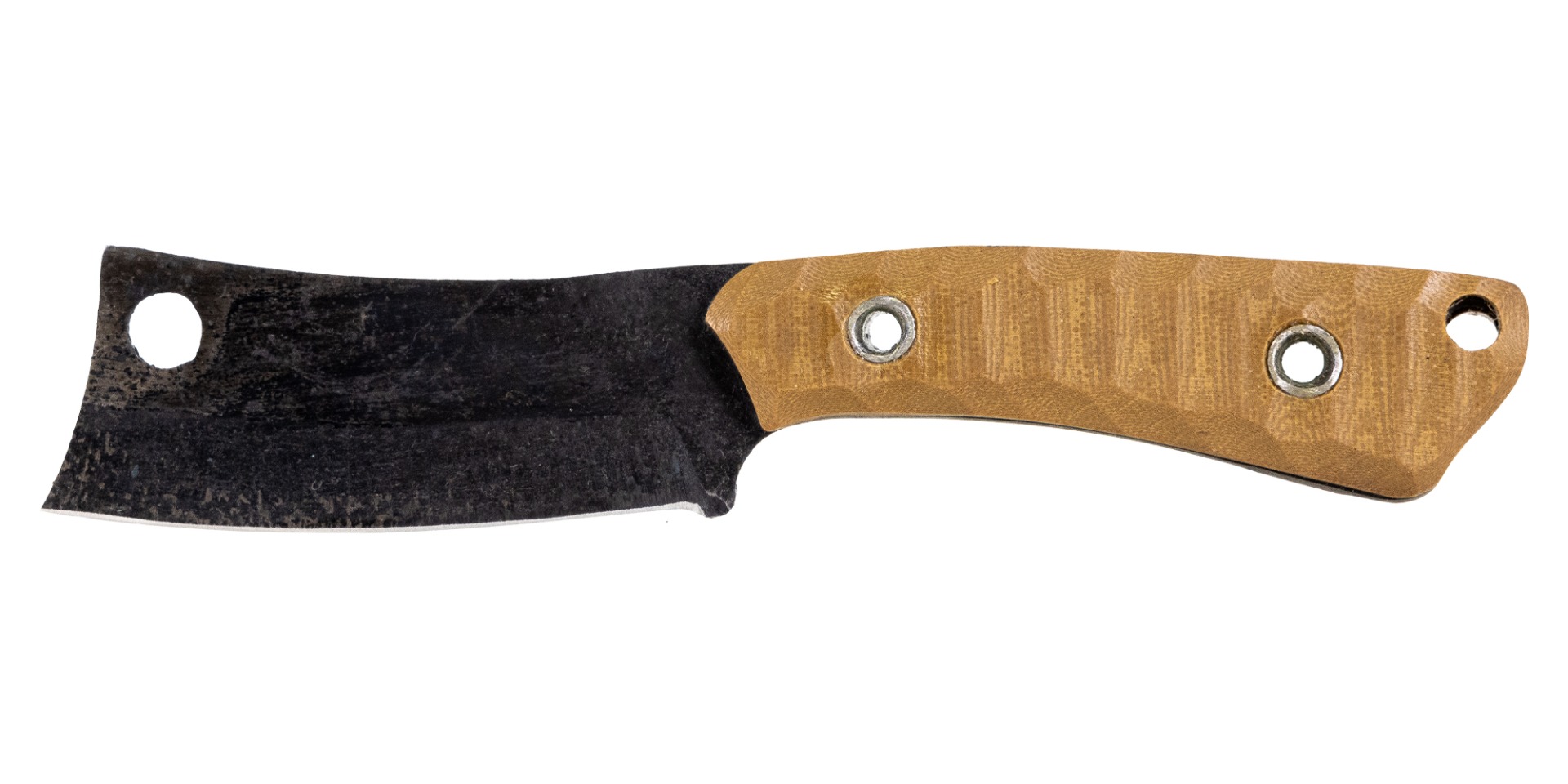 Black Knight Blades The Butcher EDC Knife, Brown Handle - BKB-005-BRN