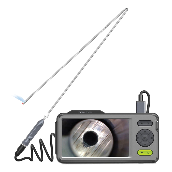 Teslong .22 Cal 26" Rigid Probe Focus and Fold Bore Scope w/5" IPS Screen