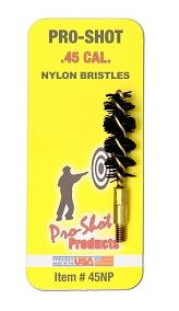 Pro-Shot .45 Cal. Nylon Bristle Pistol Brush  45NP