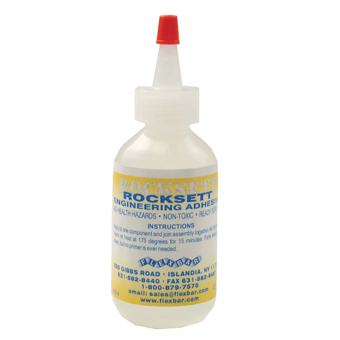 Flexbar Rocksett All-Purpose Ceramic Adhesive, 2 oz Bottle