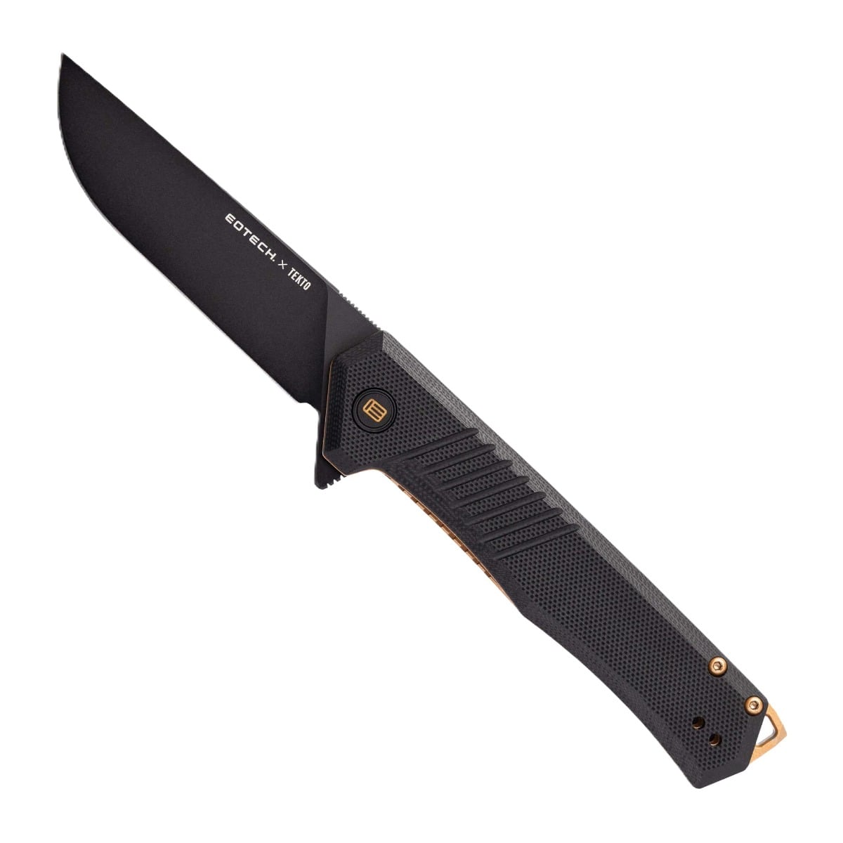 Tekto Knives F1 Alpha EOTECH COLLAB Folding Knife, Black/Bronze
