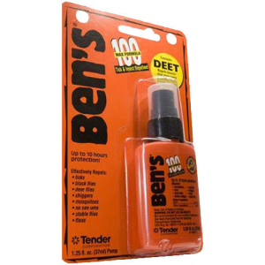 BEN'S 100 Odorless Bug Repellent 1.25oz