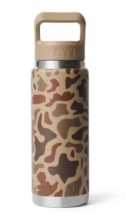 Yeti Rambler 26 oz Bottle Chug, Wetlands Camo