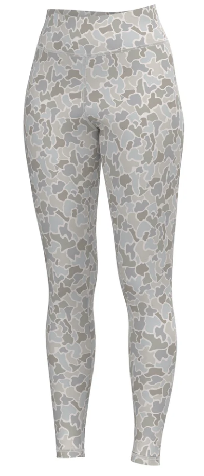 Local Boy Local Girl Leggings 2.0, Forest Camo Saltwater - Small