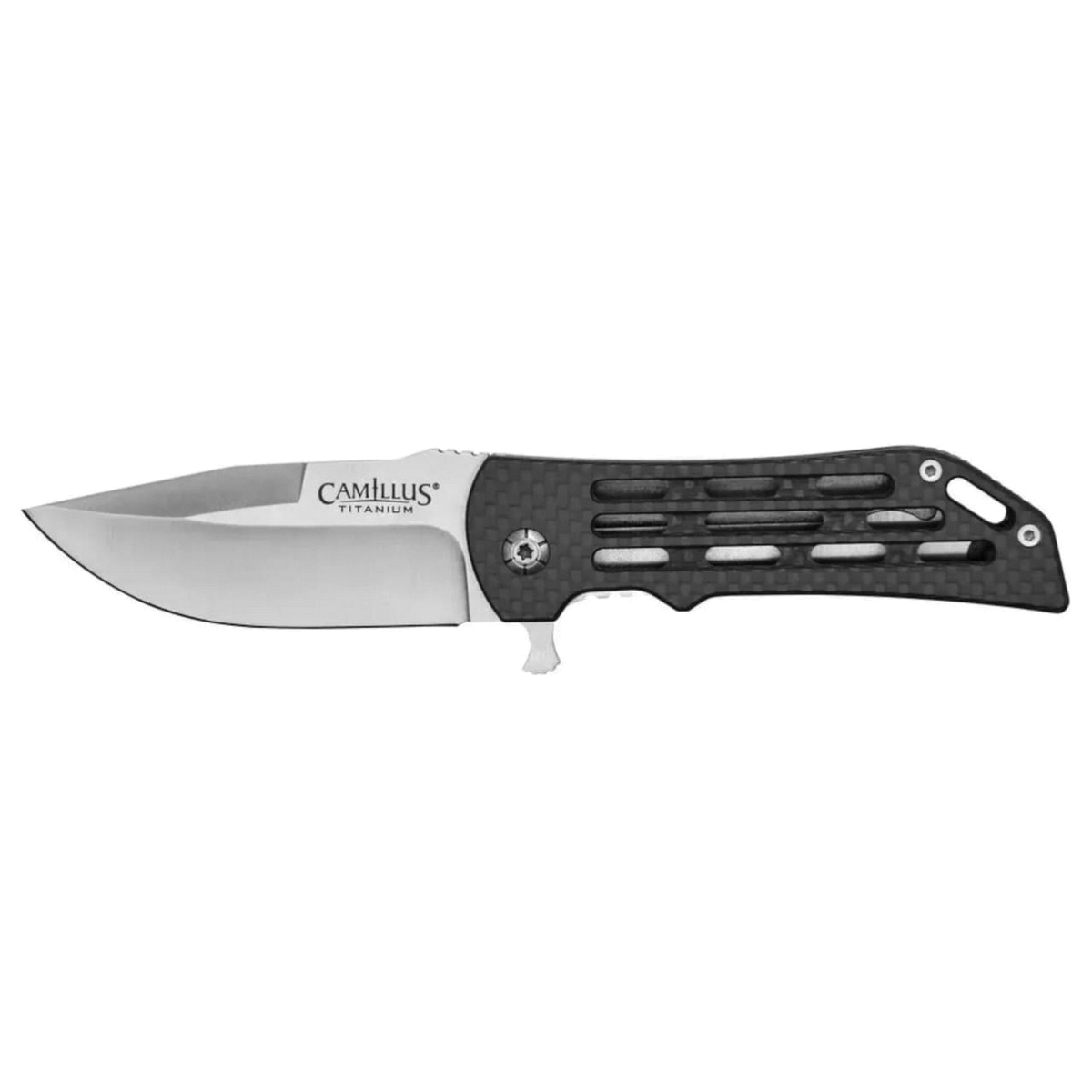 Camillus Dominator II Folding Drop Point Knife, Black - CAM-19643