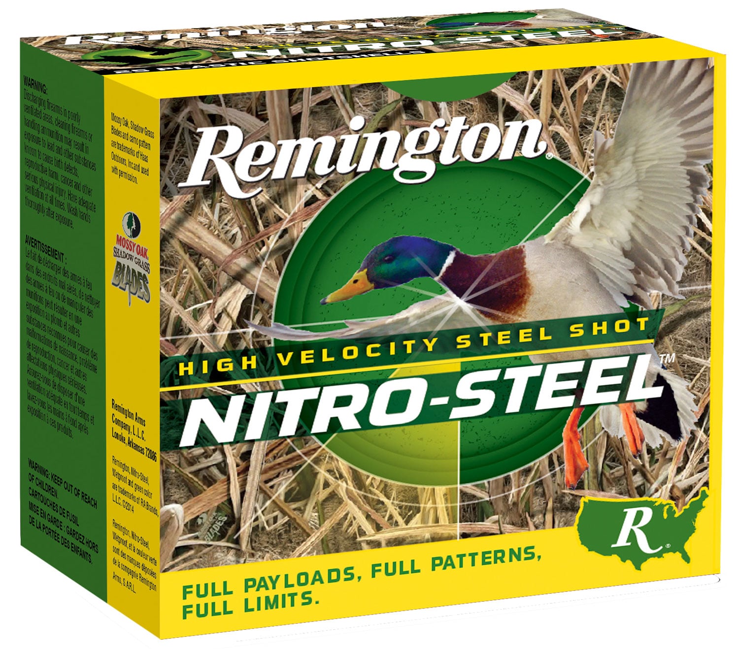 Remington Nitro-Steel Hi-Velocity Magnum Load Shotshell 10ga 3-1/2″ 1-1/2 oz #2 1450 fps 25/ct - No Credit Card Fees - Low, flat rate shipping