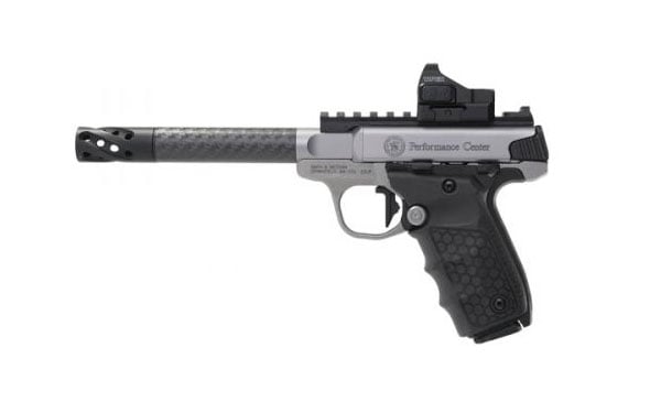 Smith & Wesson SW22 Victory Target .22lr Pistol w/ Carbon Fiber Barrel & Red Dot Sight  - 12081