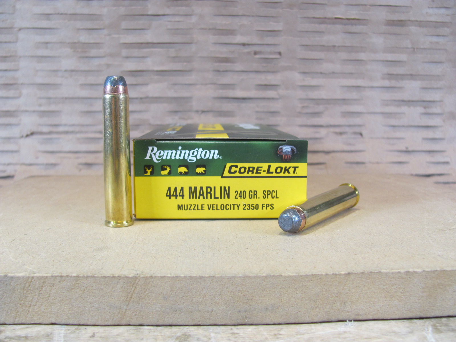 20 Round Box – 444 Marlin 240 Grain SPCL Remington Core-Lokt Ammo – R444M