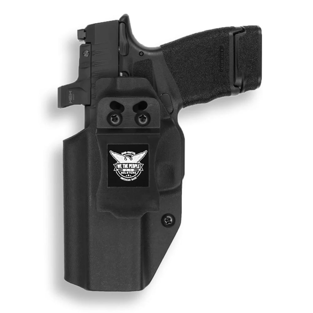 We The People Holsters Springfield Hellcat RDP Micro Compact w/ Man Safety IWB Left Handed Holster Red Dot Cut, Black