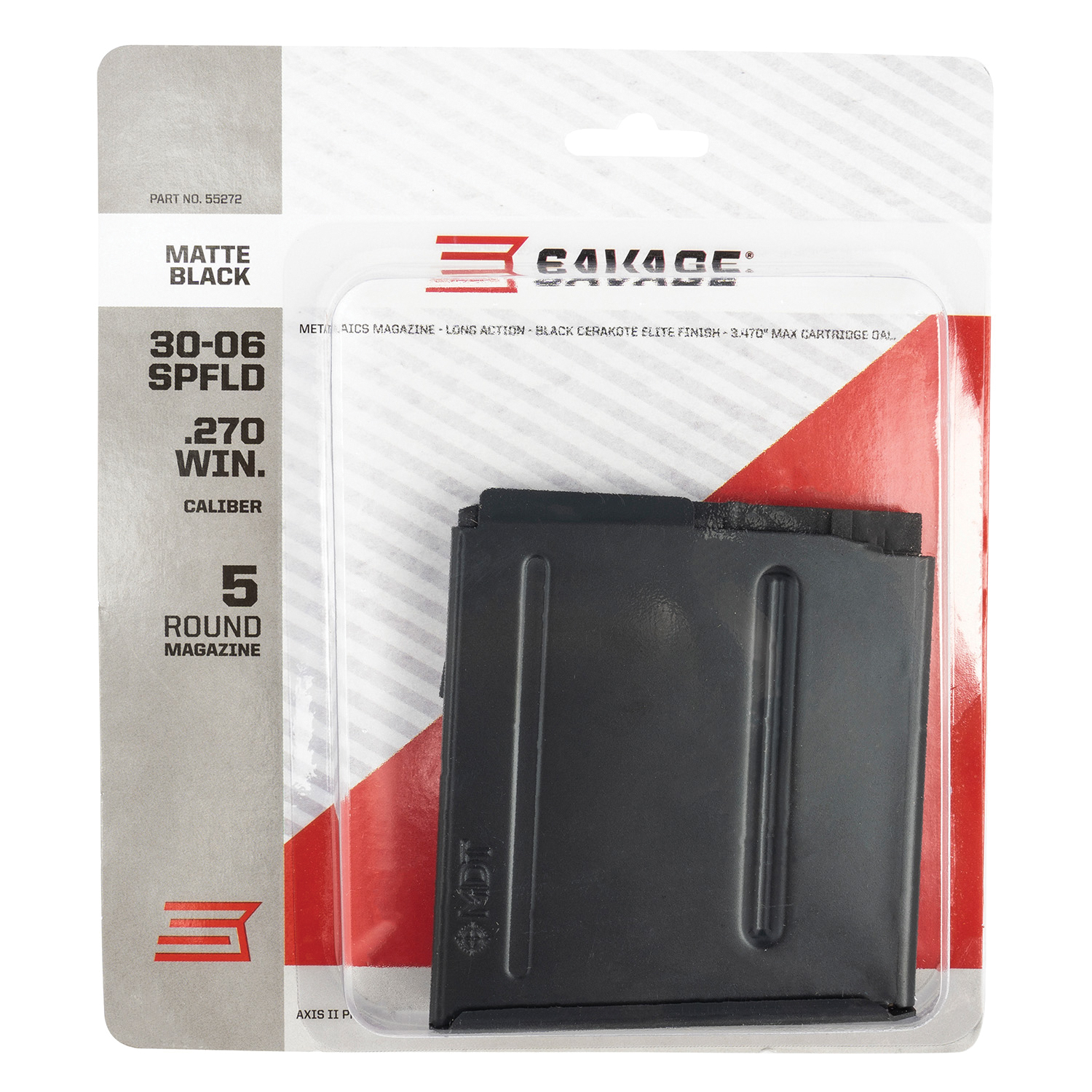 Savage Arms 5rds .30-06 Springfield Magazine, Matte Black - 55272