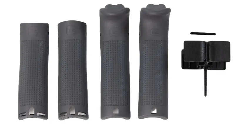 Glock 39709 Backstrap/Beavertail Set Gray Polymer