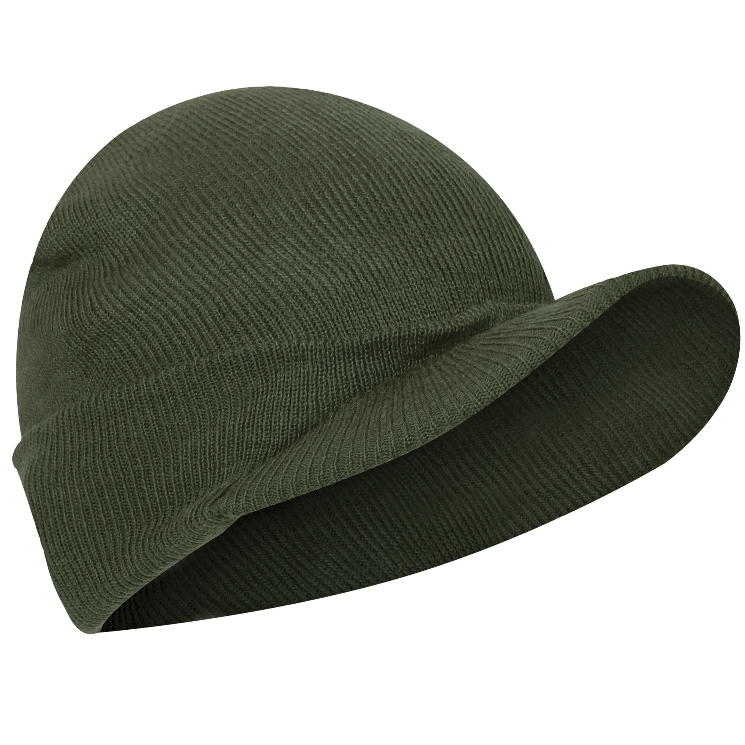 Rothco Wwii M1941 Acrylic Knit Watch Cap With Brim - Olive Drab
