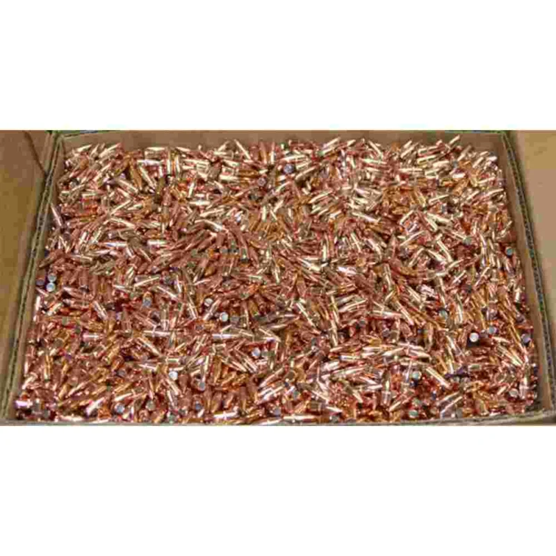 Hornady Traditional / FMJ Rifle Bullets .22 cal .224" 55 gr FMJ-BT With Cannelure (W/C) - 1000/ct
