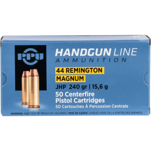 Prvi Partizan PPU PPH44MH Handgun 44 Remington Magnum 240 GR Jacketed Hollow Point - 50rd Box