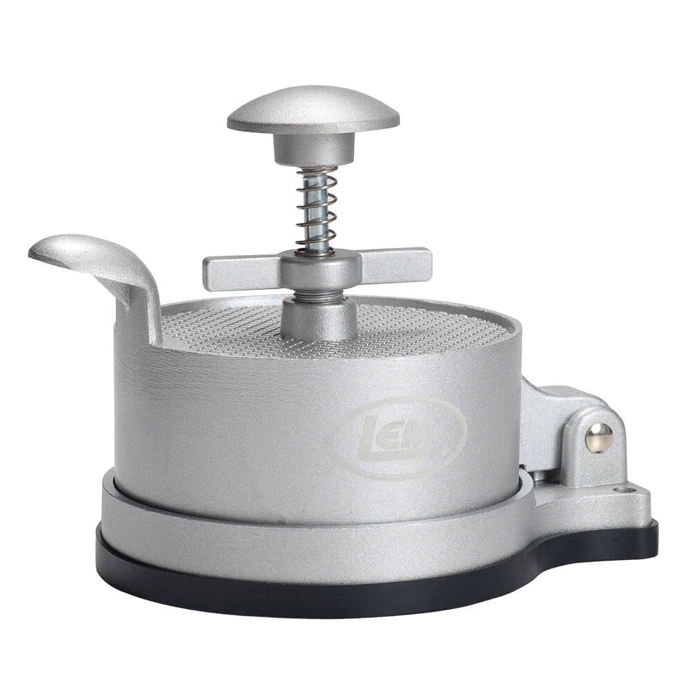 LEM Aluminum Spring Loaded Burger Press