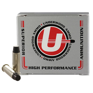 Underwood 38 Special +P Ammo 158 Grain Flat Nose Box of 20