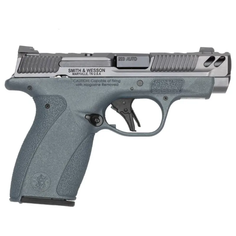 S PC Bodyguard 2.0 Blue Titanium Carry Comp Handgun .380 Auto 10(1)12(1)rd Magazines 3.1" Comp Barrel No Thumb Safety