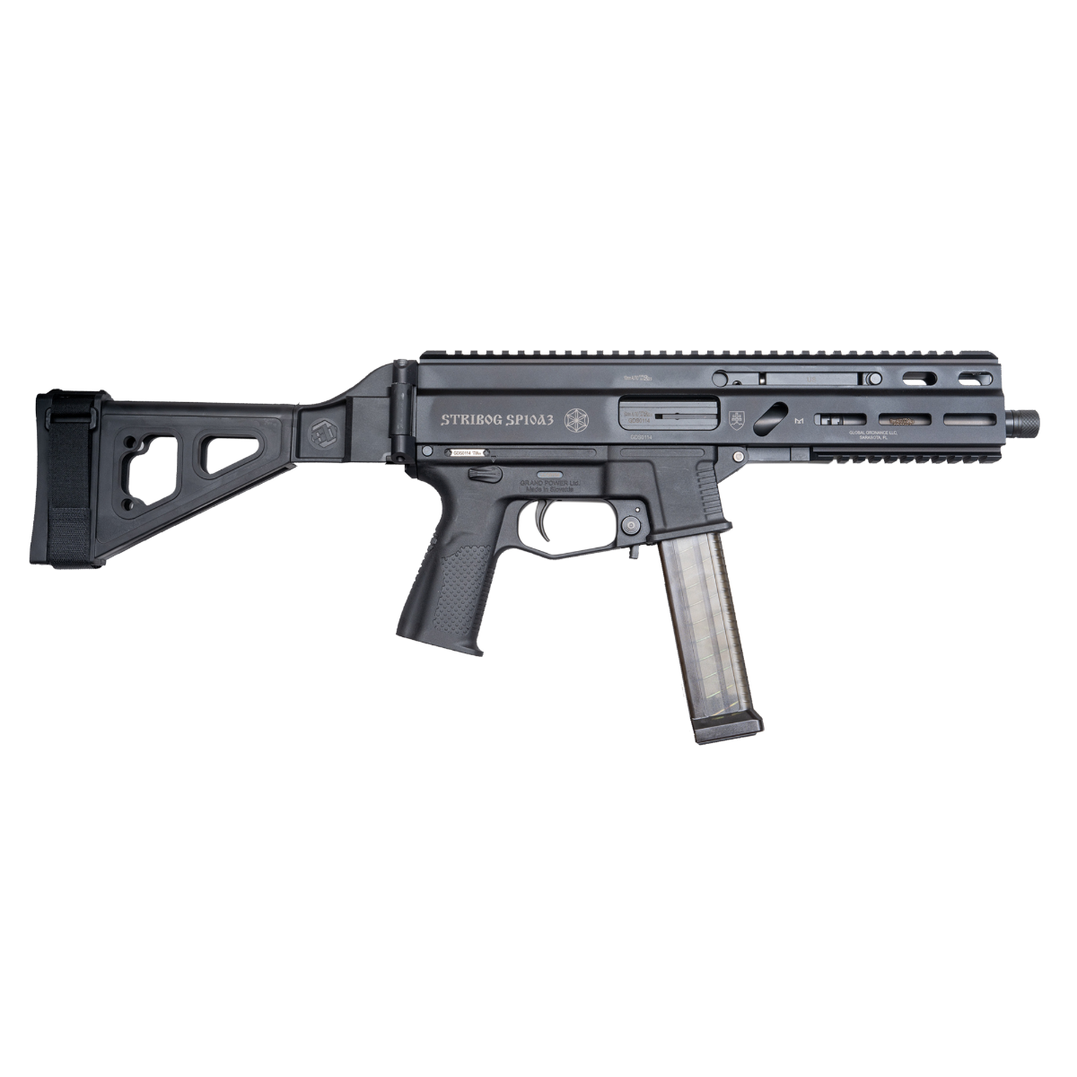 Grand Power Stribog SP10A3 10mm Semi-Auto Pistol