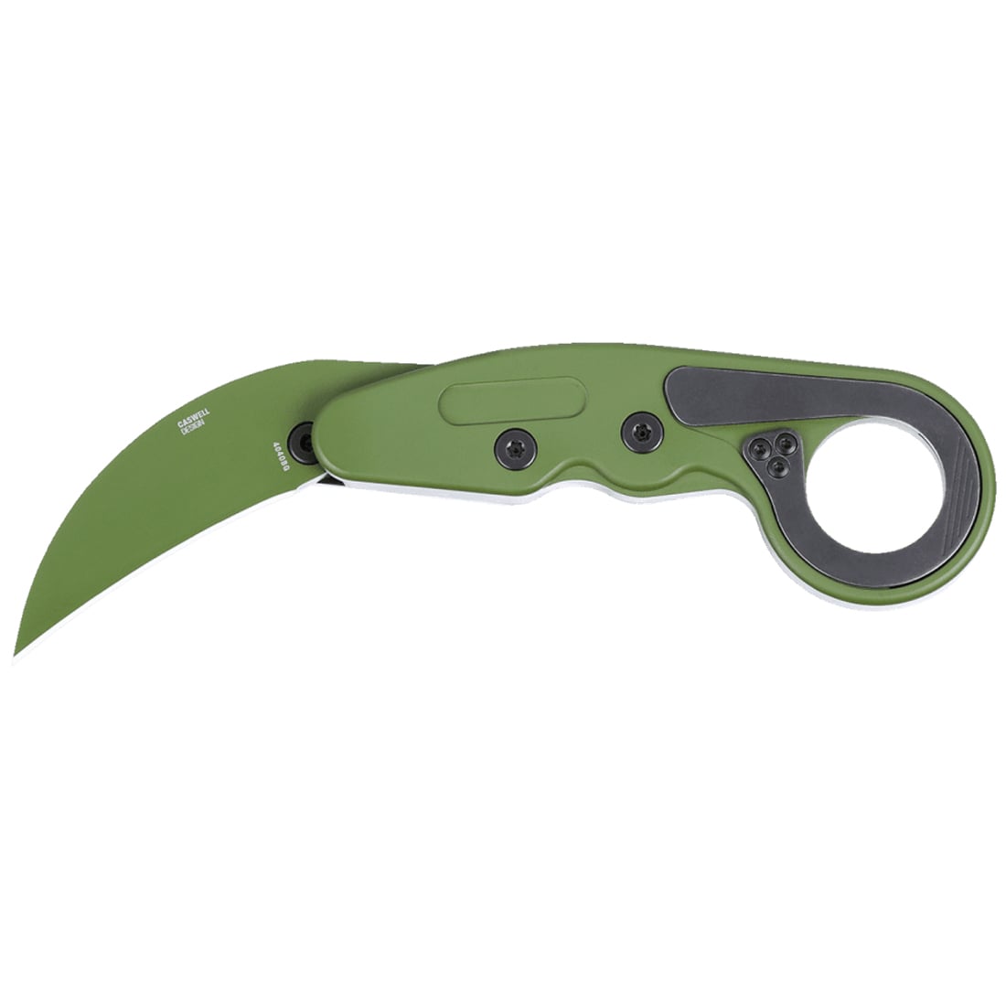 CRKT Kinematic Provoke Folding Karambit Knife, Green - 4040BG