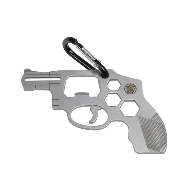 Smith & Wesson Revolver Novelty Multi-Tool with Carabiner