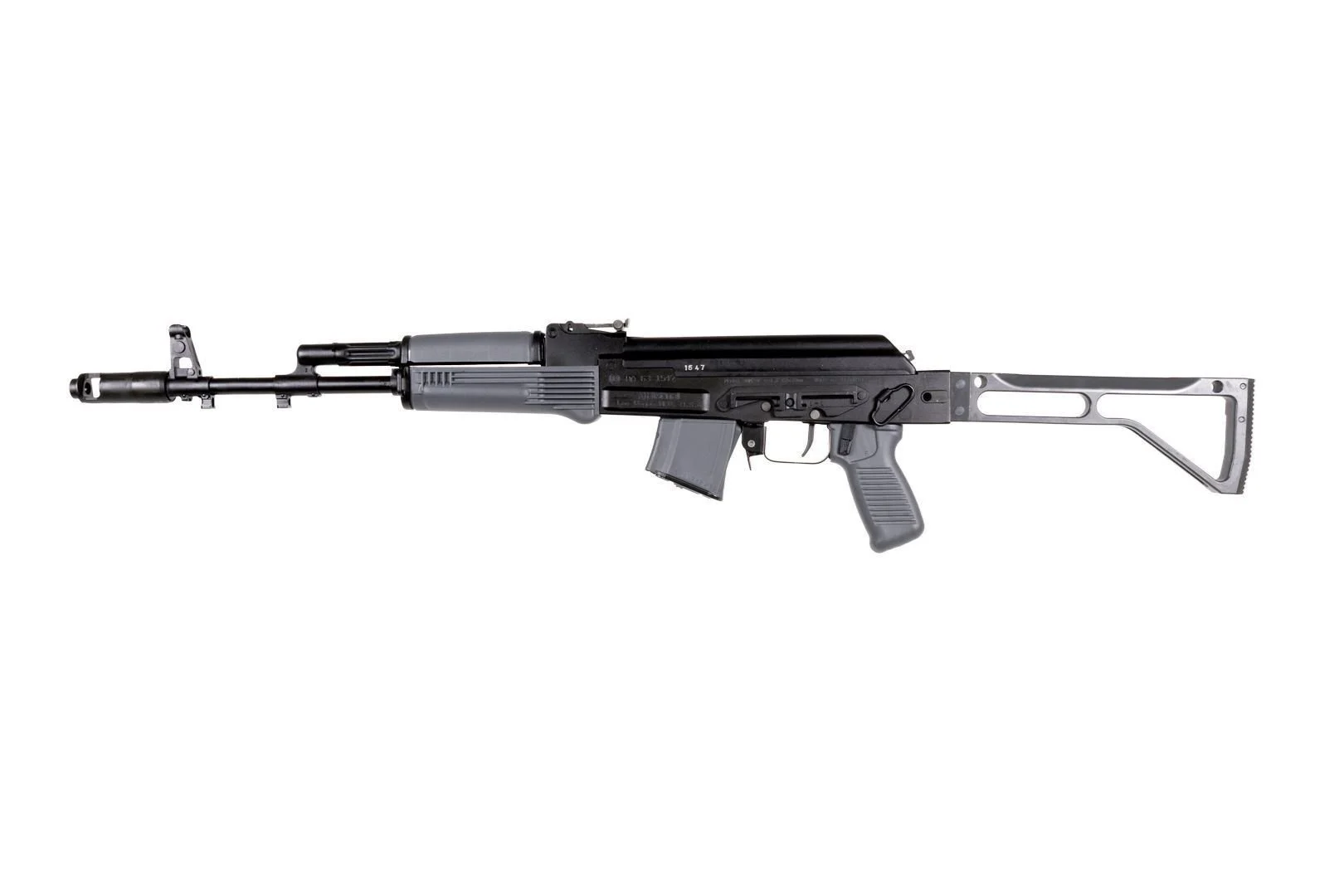 Arsenal SAM7SF 7.62x39mm Semi-Auto AK-47 Gray Rifle with Aluminum Side Folding Stock with Cheek Rest QD Points