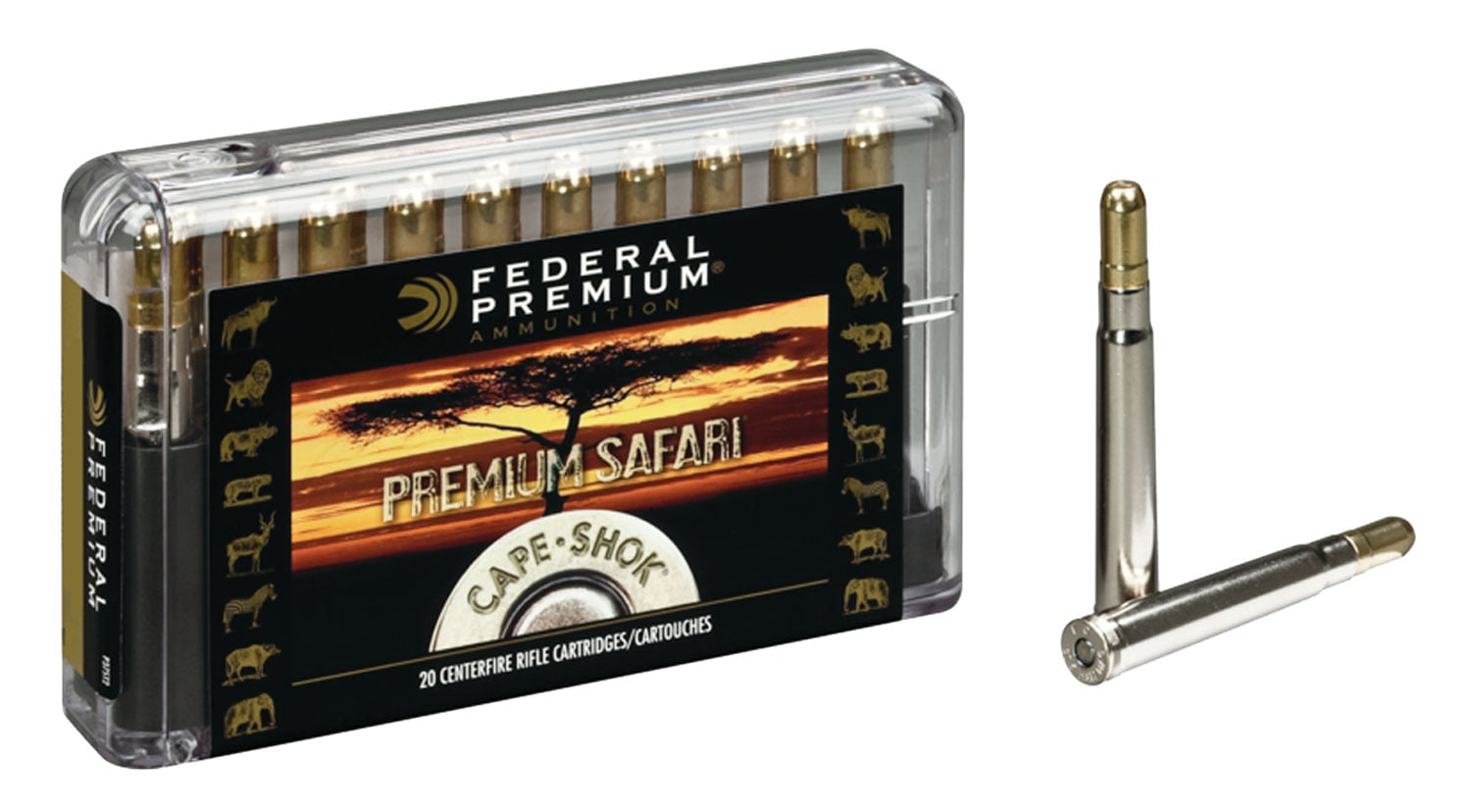 Federal Premium Cape-Shok Rifle Ammunition .416 Rem Mag 400 gr TBBC 2400 fps – 20/ct - Flat Rate Shipping Under 30lbs! - No Credit Card Fees