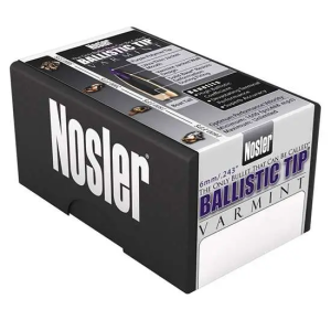 Nosler 24055 Ballistic Tip Varmint 6mm .243 55 gr Spitzer 100 Per Box