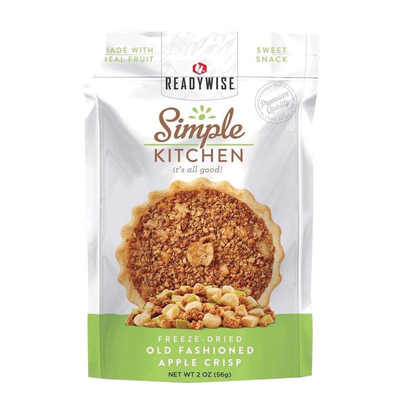 ReadyWise Simple Kitchen Old Fashioned Apple Crisp, 2 oz Pack of 6