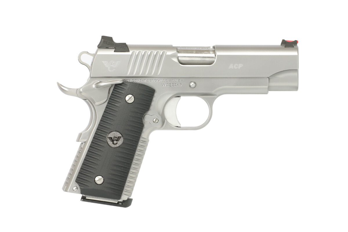 Wilson Combat ACP 45ACP 4" 8+1 SS AMBI ACP-CP-45A-SS