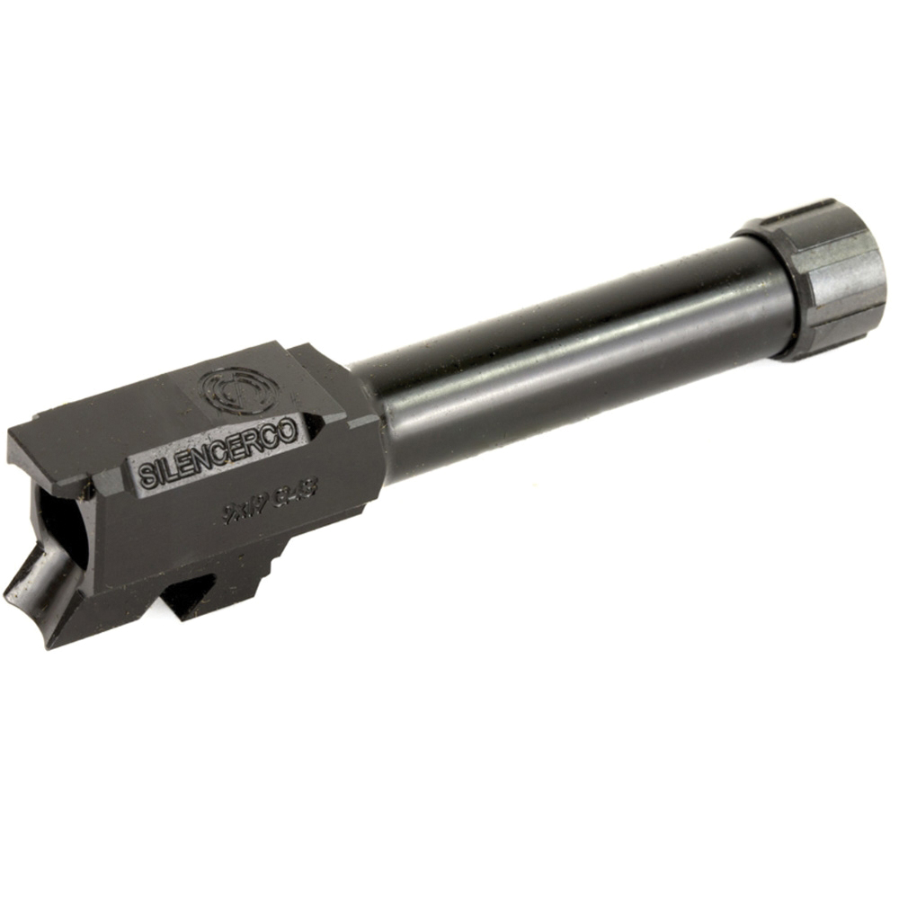 SilencerCo Barrel 9mm 3.70" Fits Glock G43/G43X, Black - High-Quality Craftsmanship - AC5049