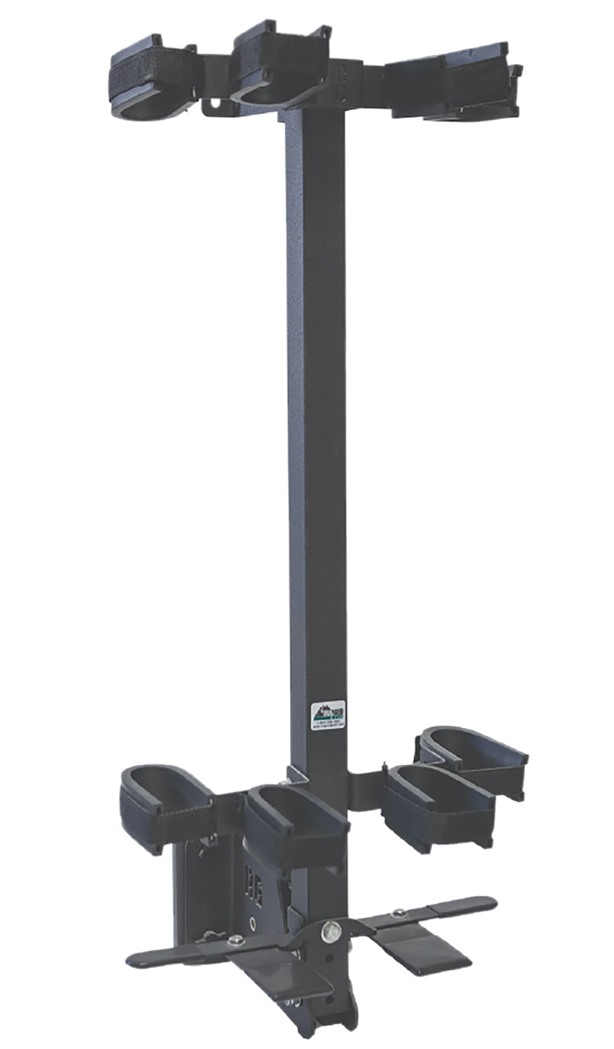Rugged Gear 11094 Wall Mount Gun Rack - Holds 4 Rifles