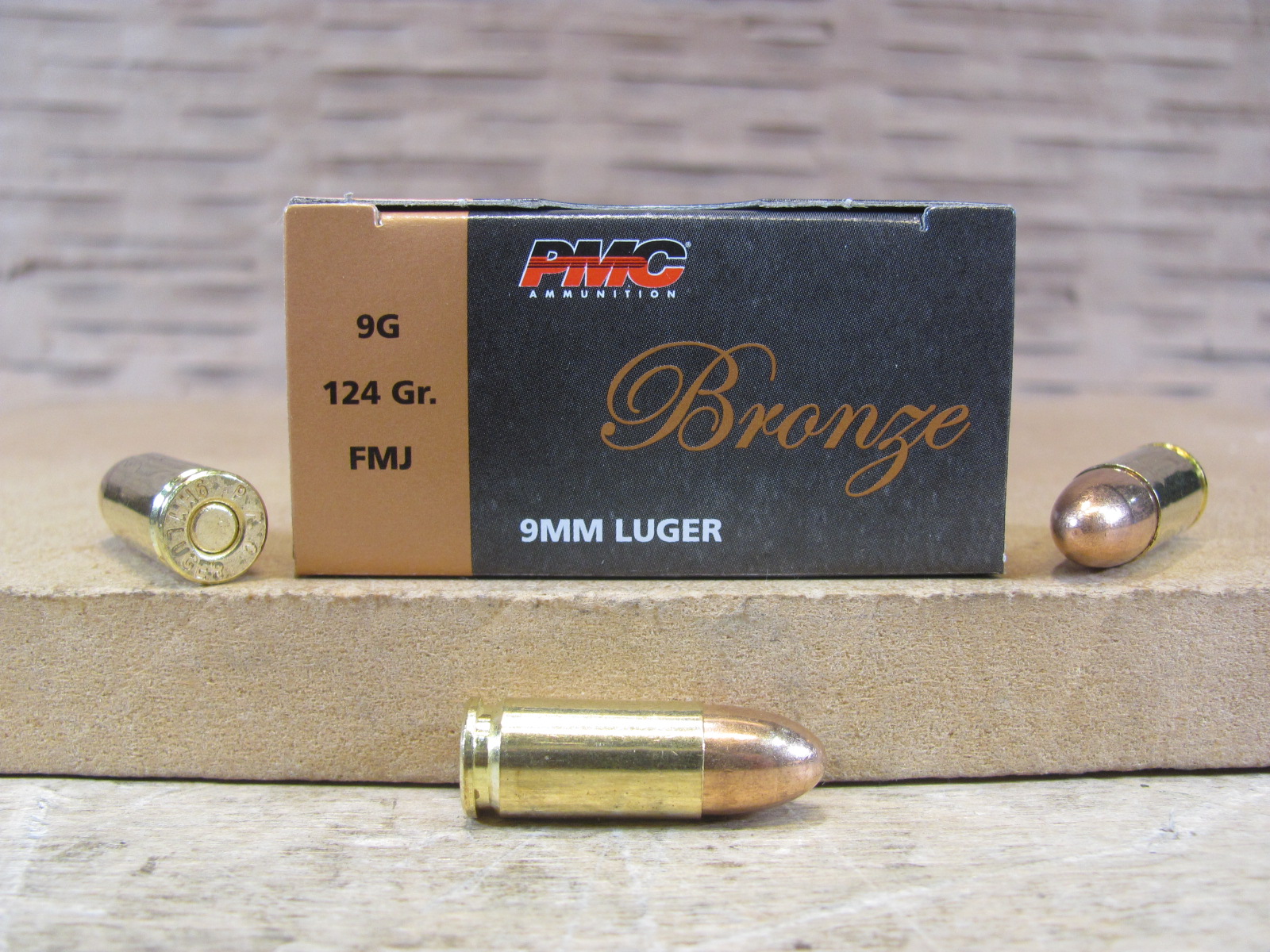 1000 Round Case – 9mm Luger 124 Grain FMJ – PMC Ammo – 9G