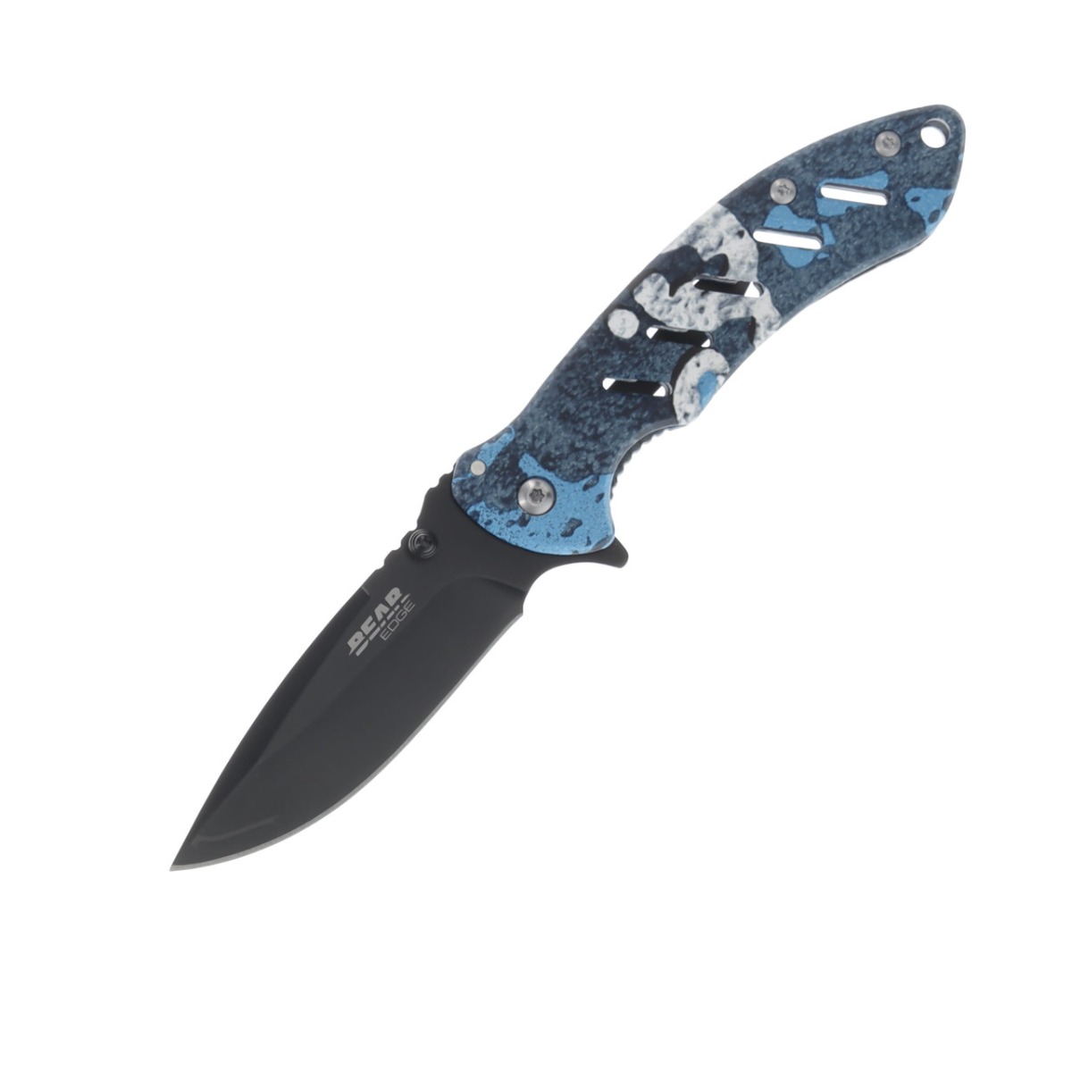 Bear & Son Edge Brisk 1.0 Folding Drop Point Knife, True Timber Rift - 71508