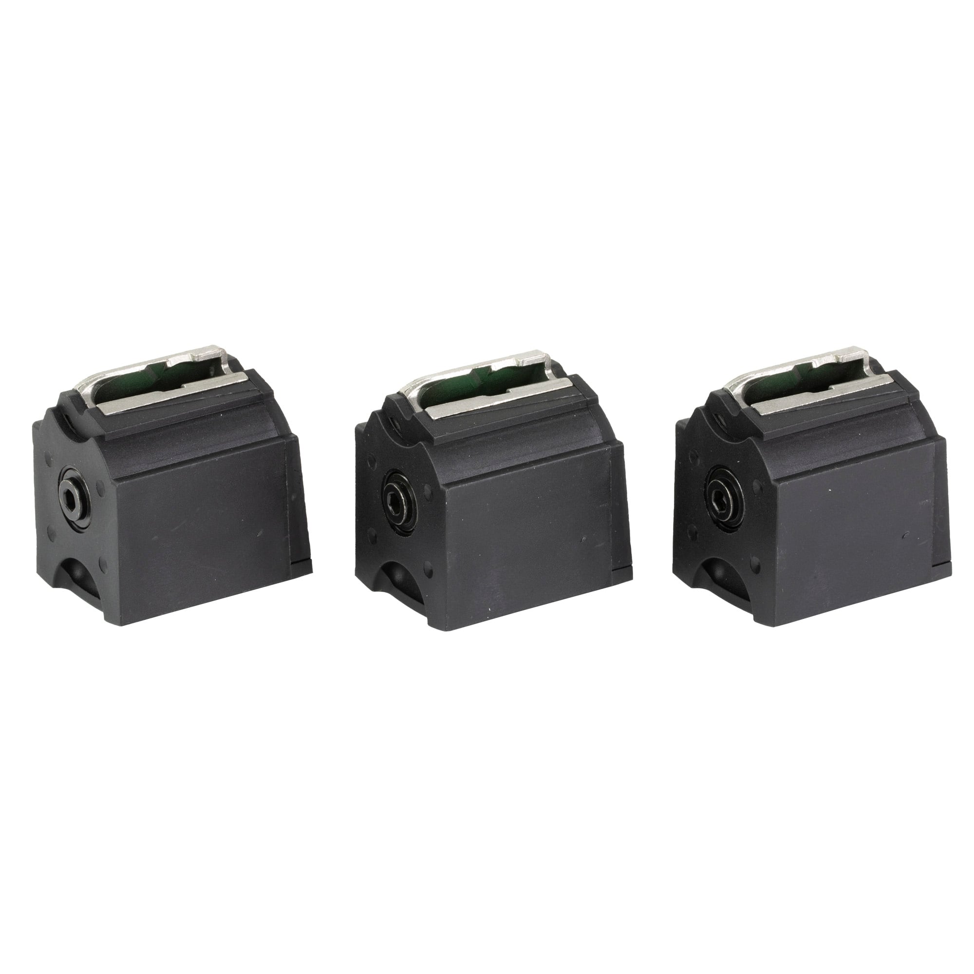 Ruger Magazine, LX-1, 22 LR, 10 Round, Fits Ruger 10/22 Left Hand Models Only, Black, 3 Pack