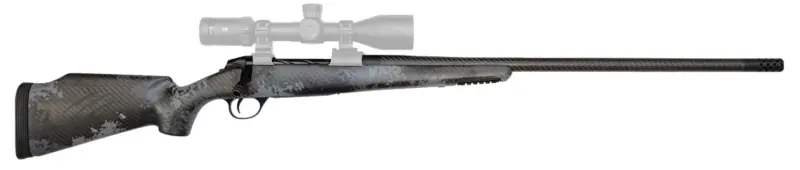 Fierce Firearms FCRG65CM20TP Carbon Rage Full Size 6.5 Creedmoor 4+1, 20" C3 Carbon Fiber Barrel, Tungsten Gray Cerakote Titanium Receiver, Phantom Camo Fixed Fierce Tech C3 Stock, Right Hand