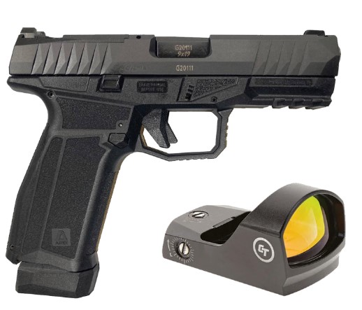 AREX DELTA X OR 9mm with Crimson Trace Red Dot